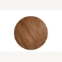 Marmoholz Siena – Stolik Kawowy | Brązowy Mango | Ø80 cm